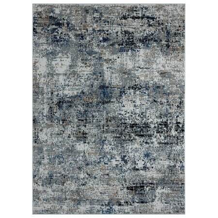 UNITED WEAVERS OF AMERICA Eternity Barcelona Blue Runner Rug, 2 ft. 7 in. x 7 ft. 4 in. 4535 10160 28E